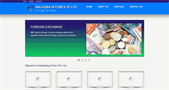 Desktop Screenshot of mahamayaforex.com