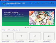 Tablet Screenshot of mahamayaforex.com